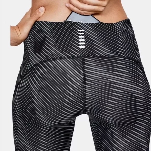 Under Armour leggings womens  pants HeatGear® Fly Fast Printed Capri’s NWT - Picture 2 of 9